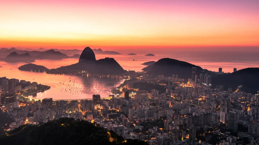 pôr do sol rio de Janeiro