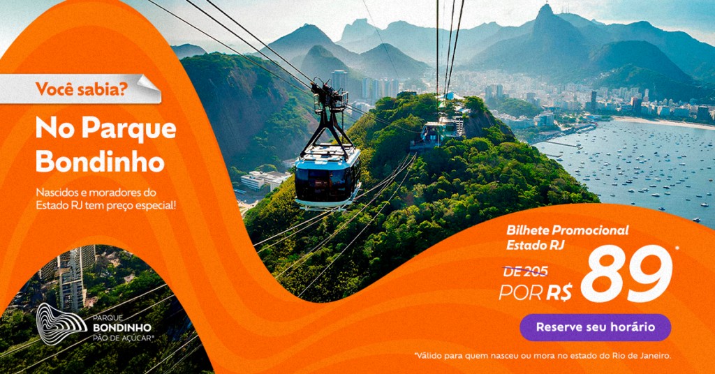 bilhete promocional estado rj bondinho