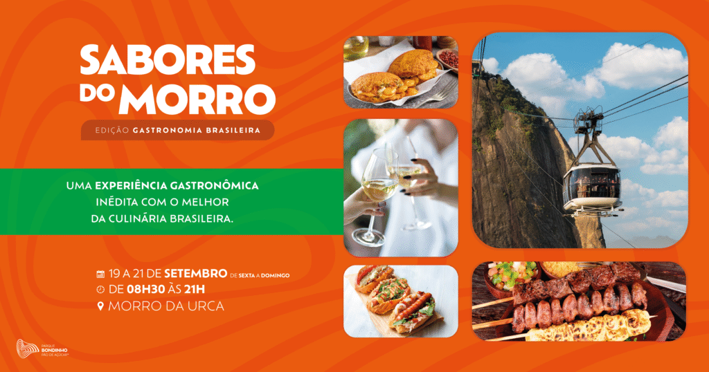 Festival Sabores do Morro no Parque Bondinho: gastronomia com vista para o Rio